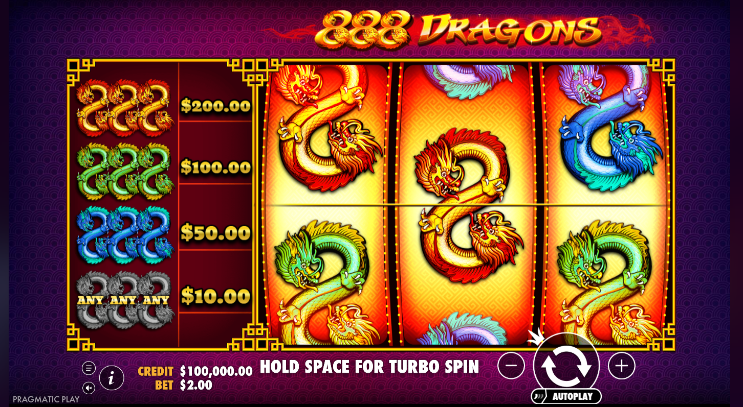 888 Dragons Pragmatic Play